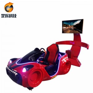 Racing Simulator VR Machine Global hot sale theme park equipment three-axle vr racing car