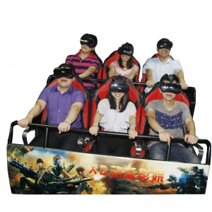Hot sale amusement virtual reality experience seat 9Dvr cinema 6 Seats 9dvr For Family