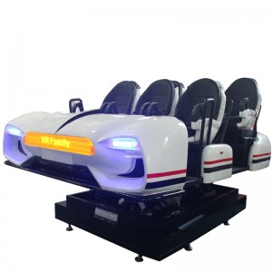 9DVR spaceship(white) Hot sale amusement virtual reality experience seat 9Dvr cinema 6 Seats 9dvr For Family