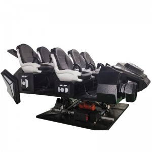 VR Dark spaceship Hot sale amusement virtual reality experience seat 9Dvr cinema 6 Seats 9dvr For Family